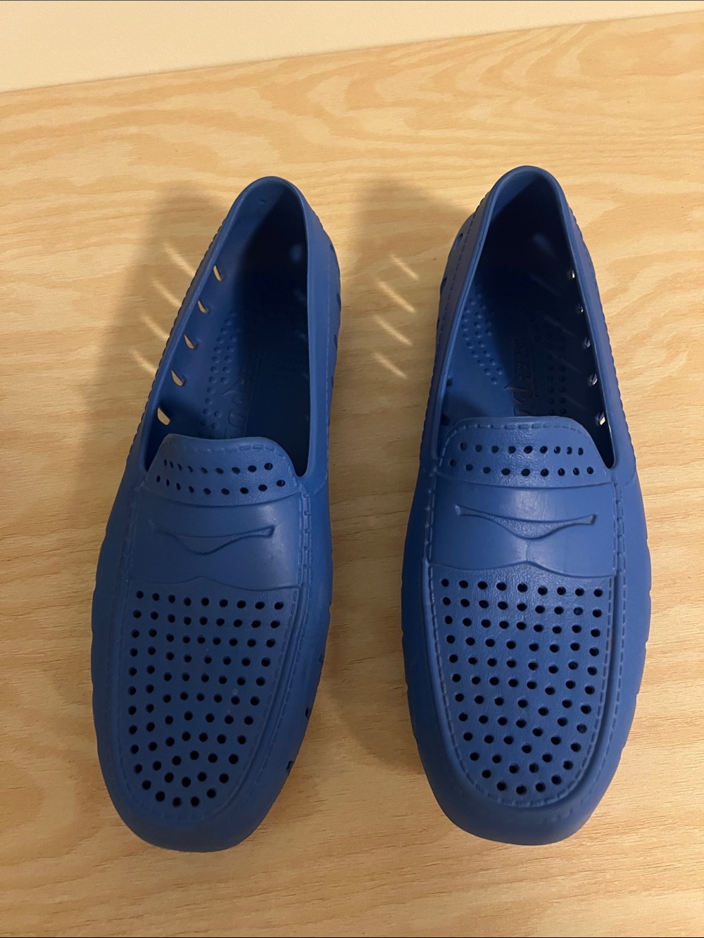 Men's Breathable Blue Slip-On Casual Loafers